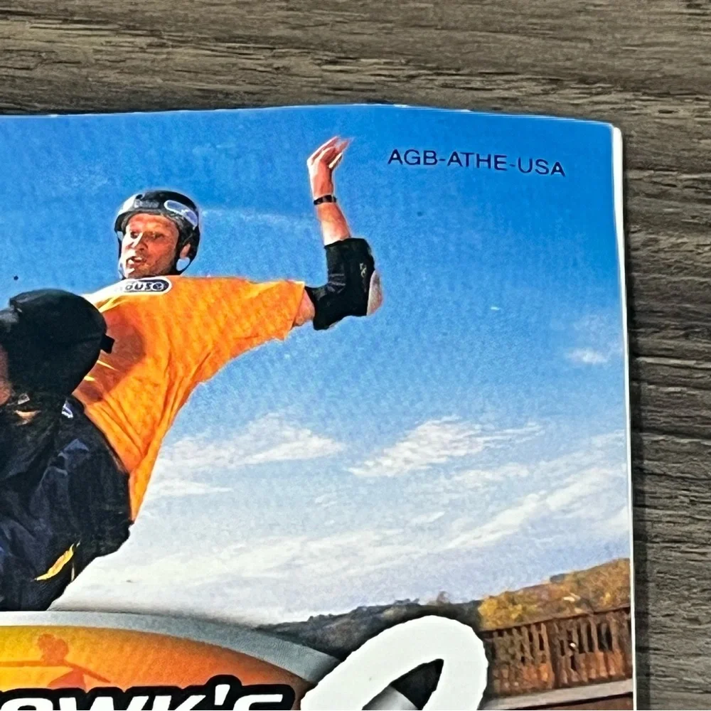 Vintage 2001 Game Boy Advance Tony Hawk's Pro Skater 2 Manual Only